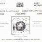 derek bailey guitar and barre phillips bass - figuring CD 1990 incus england 4 tracks like new CD05