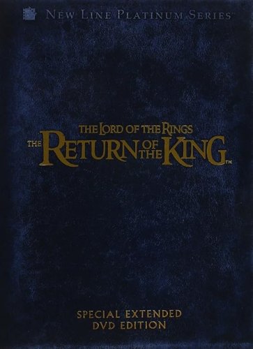 lord of the rings: return of the king DVD 4-discs special extended edition 2004 New Line like new