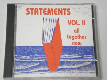 statements vol.II all together now - various artists CD 1989 third lock 21 tracks used like new