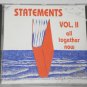statements vol.II all together now - various artists CD 1989 third lock 21 tracks used like new