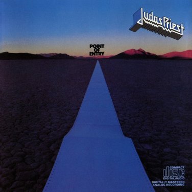 judas priest - point of entry CD 1981 cbs 10 tracks used like new CK 37052