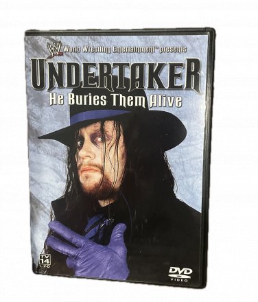 WWE: undertaker: he buries them alive DVD 2003 NTSC 60 minutes NR like new
