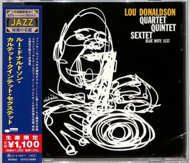 lou donaldson - quartet quintet sextet CD 2021 blue note made in japan new factory-sealed UCCU-8089