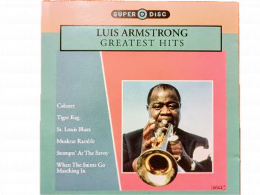 louis armstrong - greatest hits CD 1994 galaxy made in europe 18 tracks like new 3880852