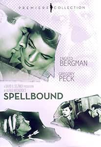 spellbound - ingrid bergman + gregory peck DVD NTSC 2014 MGM 111 minutes B&W full screen like new
