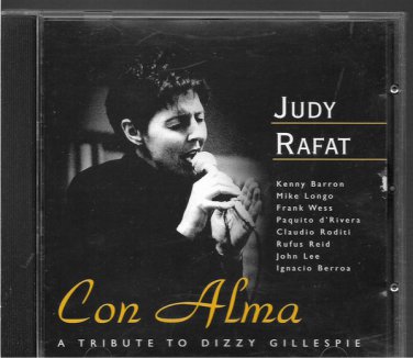 judy rafat - con alma: a tribute to dizzy gillespie CD 1997 timeless used near mint SJP-448