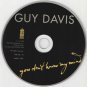 guy davis - you don't know my mind CD 1998 red house 13 tracks like new RHRCD 113