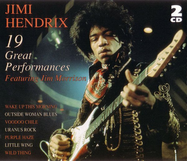 jimi hendrix - 19 great performances CD 2-discs 1995 charly france like new BXCL290