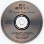 jimi hendrix - 19 great performances CD 2-discs 1995 charly france like new BXCL290