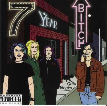 7 year bitch - gato negro CD 1996 atlantic BMG Direct 12 tracks like new 82873-2