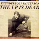 thunderbolt patterson - the LP is dead CD digipak 2009 no fun records like new NFCD-027