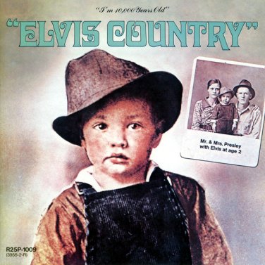 elvis presley - elvis country CD 1988 RCA made in japan like new without obi strip R25P-1009