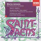 Saint-Saëns: sym no 3 / violinkonzert no 3 - mariss jansons & oslo phil CD 1994 EMI like new