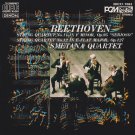 beethoven: string quartets nos 11 & 12 - smetana quartet CD 1984 denon japan like new 38C37-7063