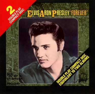 elvis presley - elvis aron presley "forever" CD 1988 RCA pair remastered 16 tracks used PDC2-1185