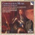 coronation music for king james II - choir of westminster abbey / preston CD 1997 archiv produktion