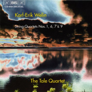 karl-erik welin: string quartets nos. 1, 6, 7 & 9 - tale quartet CD 1998 BIS new BIS-CD-958