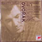 dvorak: symphony no.9, slavonic dance nos. 1&3, carnival overture - bernstein CD sony 1998 like new