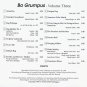 craig ventresco, pete devine, marty eggers - bo grumpus volume three CD 1994 self-released like new
