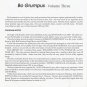 craig ventresco, pete devine, marty eggers - bo grumpus volume three CD 1994 self-released like new