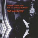 dominic duval with C.T. string quartet - the navigator CD 1998 leo UK new CD LR 257 dominic duval with C.T. string quartet - the navigator CD 1998 leo UK new CD LR 257