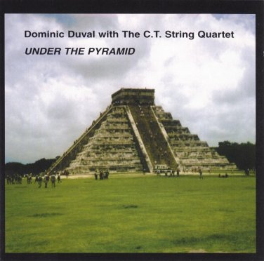 dominic duval with C.T. string quartet - under the pyramid CD 2000 leo uk like new CD LR 279