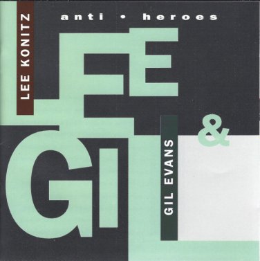 lee konitz & gil evans - anti-heroes CD 1991 verve 7 tracks used 314 511 622-2,
