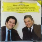 itzhak perlman, new york philharmonic, zubin mehta CD 1987 deutsche grammophon BMG Direct like new