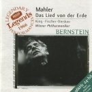 mahler: Das Lied Von Der Erde - king fischer-dieskau wiener phil bernstein CD 1999 289 466 381-2 mahler: Das Lied Von Der Erde - king fischer-dieskau wiener phil bernstein CD 1999 289 466 381-2