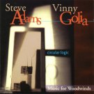 steve adams + vinny golia - circular logic: music for woodwinds CD 1998 nine winds new NWCD0203 steve adams + vinny golia - circular logic: music for woodwinds CD 1998 nine winds new NWCD0203