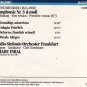 bruckner symphony no.3 first version - radio-sinfonie-orchester frankfurt / inbal CD 1984 teldec