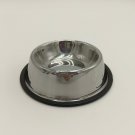 Pet Feeding Dishes Stainless Steel Dog Bowl, Non-Slip Base, Silver Pet Feeding Dishes Stainless Steel Dog Bowl, Non-Slip Base, Silver