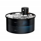 Wireless Cat Water Fountain with Stainless Steel Water Tray with Motion Sensor