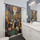 Bathroom Shower Curtain - The Late-Night Hangout - Breathtaking Afro Decor