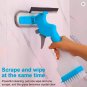 4-in-1 Window & Glass Cleaner â Spray, Scrub, Wipe & Shine in One Tool