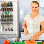 Magnetic Refrigerator Organizer | Heavy-Duty Steel Shelf 15kg | Kitchen Storage for Spices & More