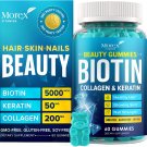 Biotin Collagen Keratin Gummies - Multivitamin Natural for Hair, Skin & Nails Biotin Collagen Keratin Gummies - Multivitamin Natural for Hair, Skin & Nails