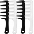 4PCS Wide Tooth Comb, Professional Women Hair Care Styling Handgrip Combs