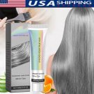 100g Light Grey Silver Permanent Hair Dye Color Cream Unisex DIY Hair Dye Cream