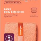 Cleanlogic Bath and Body Exfoliating Body Scrubber, Large Exfoliator Tool for Smooth and Softer