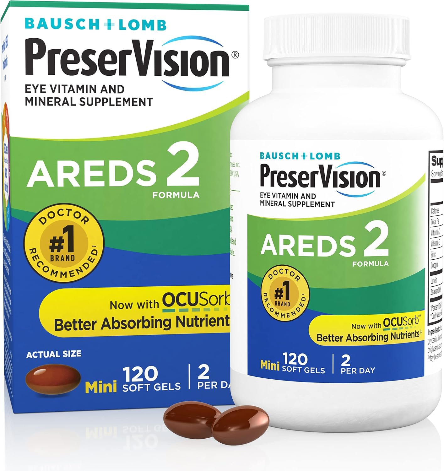 PreserVision AREDS 2 Eye Vitamins, #1 Eye Doctor Recommended Brand