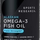 Sports Research® Omega-3 Fish Oil 1250 - Triple Strength Fish Oil