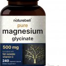 NatureBell Magnesium Glycinate Capsules 500mg | 240 Count