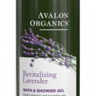 Avalon Organics Bath & Shower Gel, Revitalizing Lavender, 32 Oz