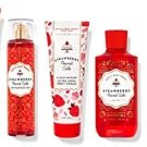 Bath & Body Works Skin Care Bundle Strawberry Pound Cake Wash Mist Cream Shower