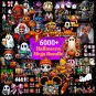 halloween mega bundle png horror film designs