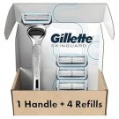 Gillette SkinGuard Razors, 1 Gillette Razor, 4 Razor Blade Refills,