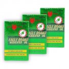 Eagle Brand Medicated Green Oil 36mL 1.2 fl oz Large Pack of 3