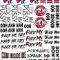 38 Naughty Temporary Tattoos Adult Body Art Slave Kinky Sex Hot Slutty Stickers