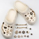 13 PCS for Croc Charms Bling Flower Shoe Charms Cute Fashion Decoration Set Clog